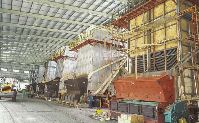 生物質(zhì)30噸蒸汽鍋爐生產(chǎn)廠家實拍